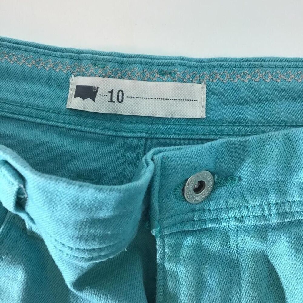 Levi-s Women's Blue and Green Shorts